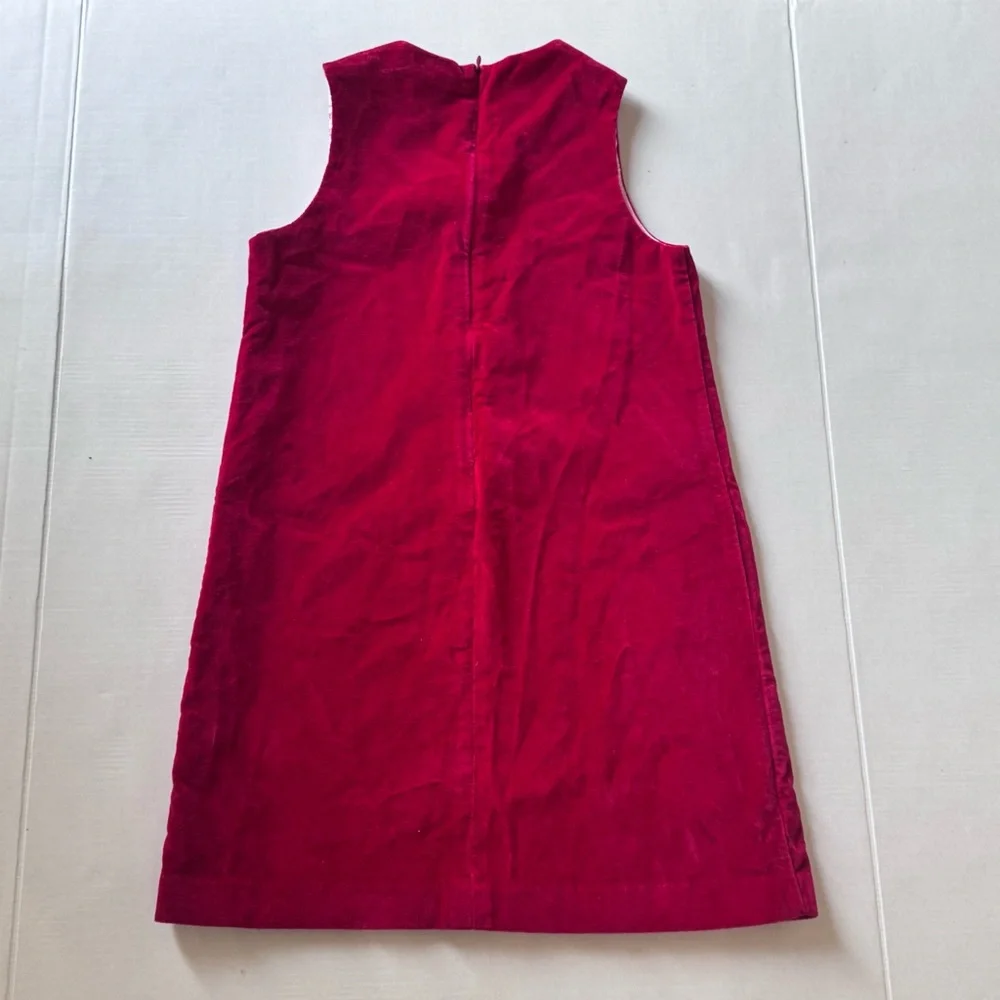 Gap Girls Sz M (7/8)‎ Velveteen Sleeveless Lined Beaded Cutout Dress